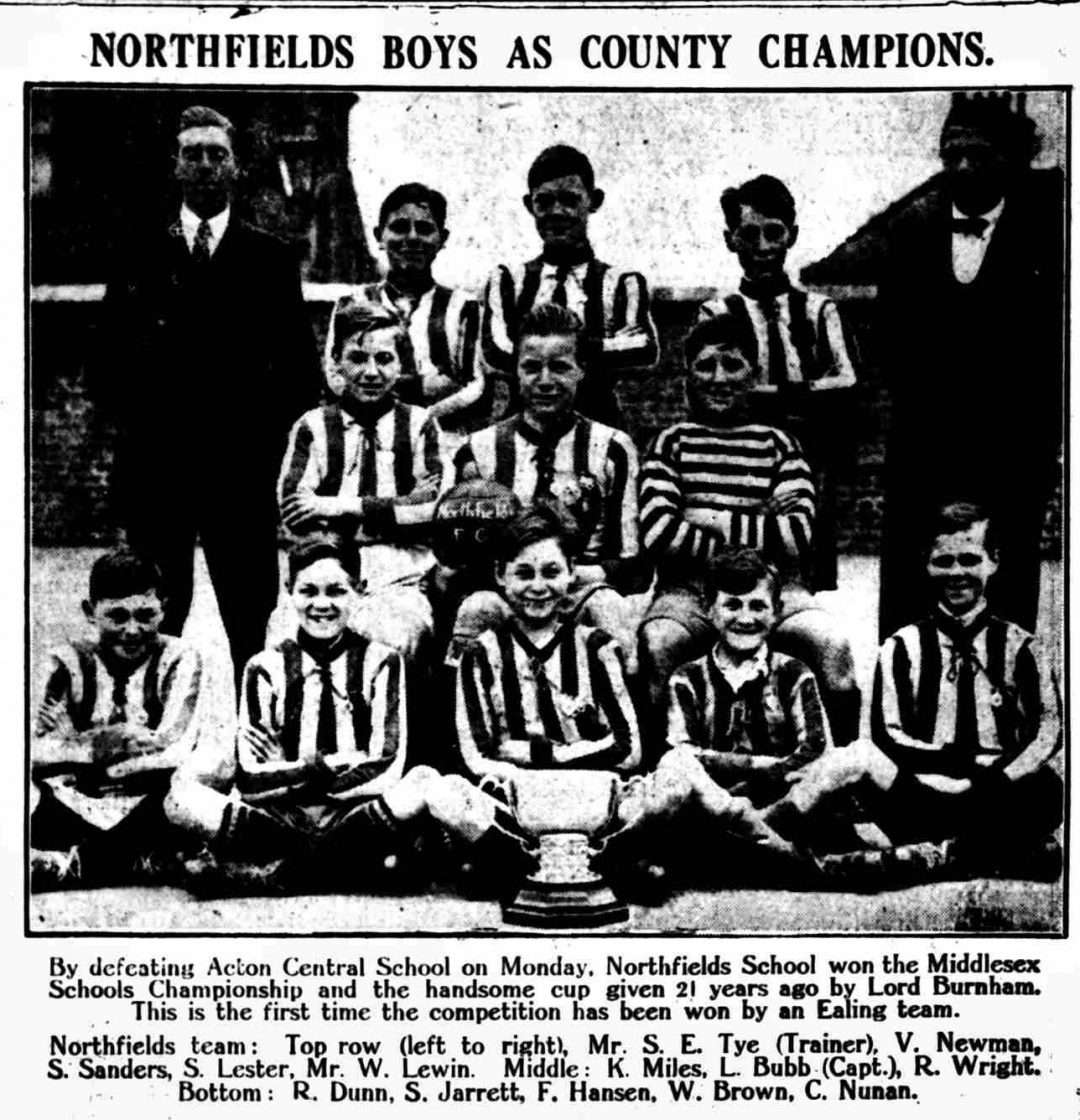 A Brief History of the Association Middlesex Schools' Football